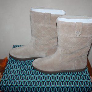 Tory Burch Alana Boot Shearling & Suede